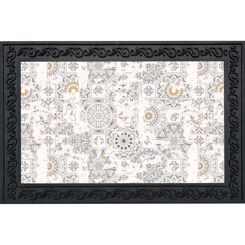 Distressed Tiles Doormat