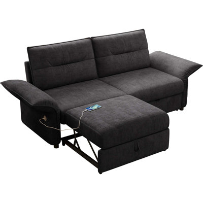 Canapé-lit convertible multifonctionnel avec confort moelleux