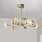 12 - Light LED Sputnik Modern Linear Chandelier