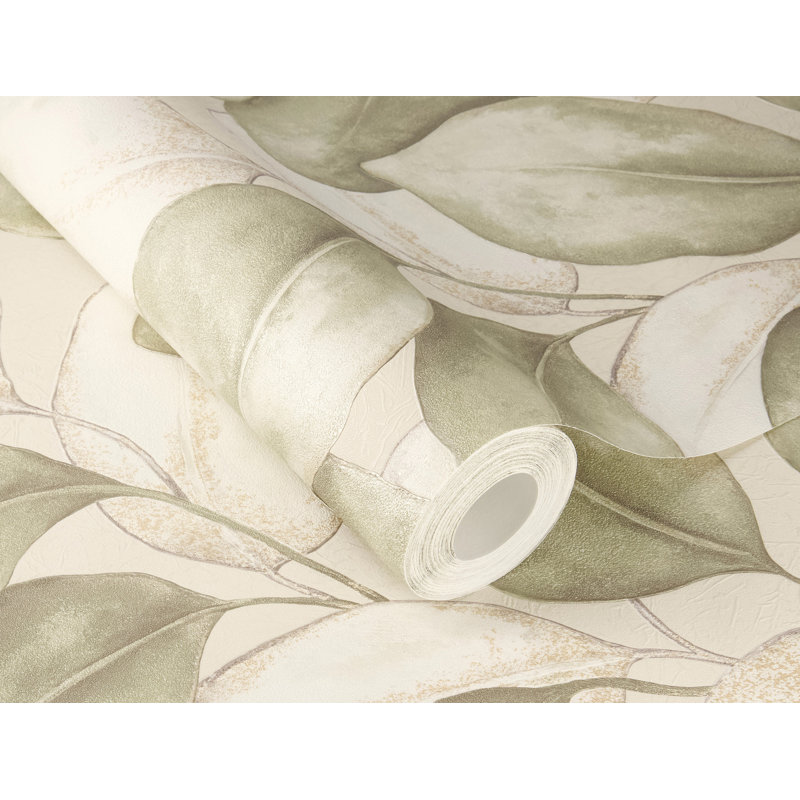 Papier peint Evanthe, Vert