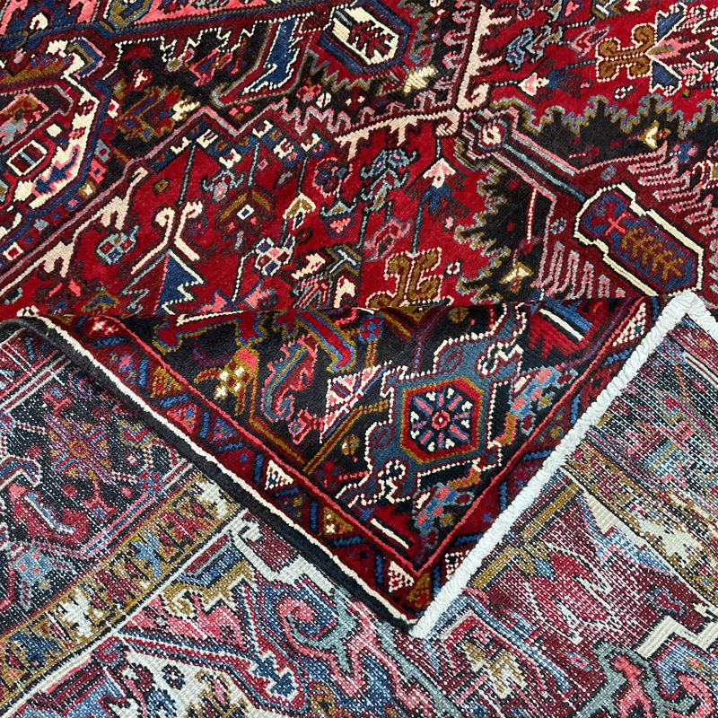 HERAT ORIENTAL Handmade Heriz Wool Rug