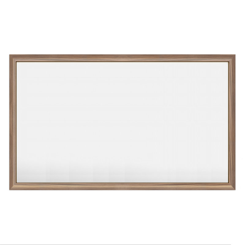 Miroir mural Amara, 72 po x 36 po, Bois brun foncé