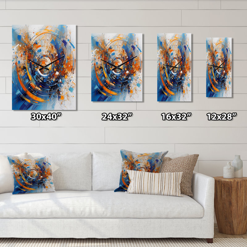 Horloge murale Jamas, H 40 po x l 30 po x P 1 po