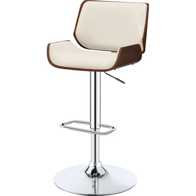 Et un tabouret réglable, ajoutant une touche de classe à n'importe quel tabouret de bar élégant pour un intérieur contemporain