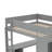 Hason Kids Full Loft Bed with Drawers-1588541732