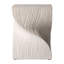 Table d'appoint carrée en fibre de pierre de 14 po de large avec motif sculpté torsadé Doraly-666171214