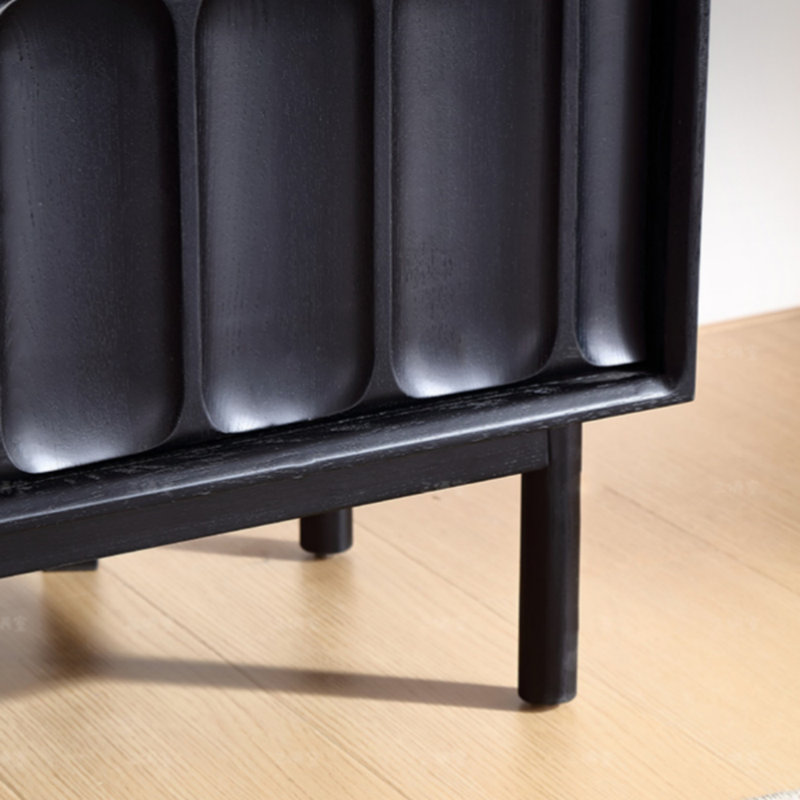 Large Capacity Black Sideboard