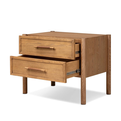 Salado 2 - Drawer Solid Wood Nightstand