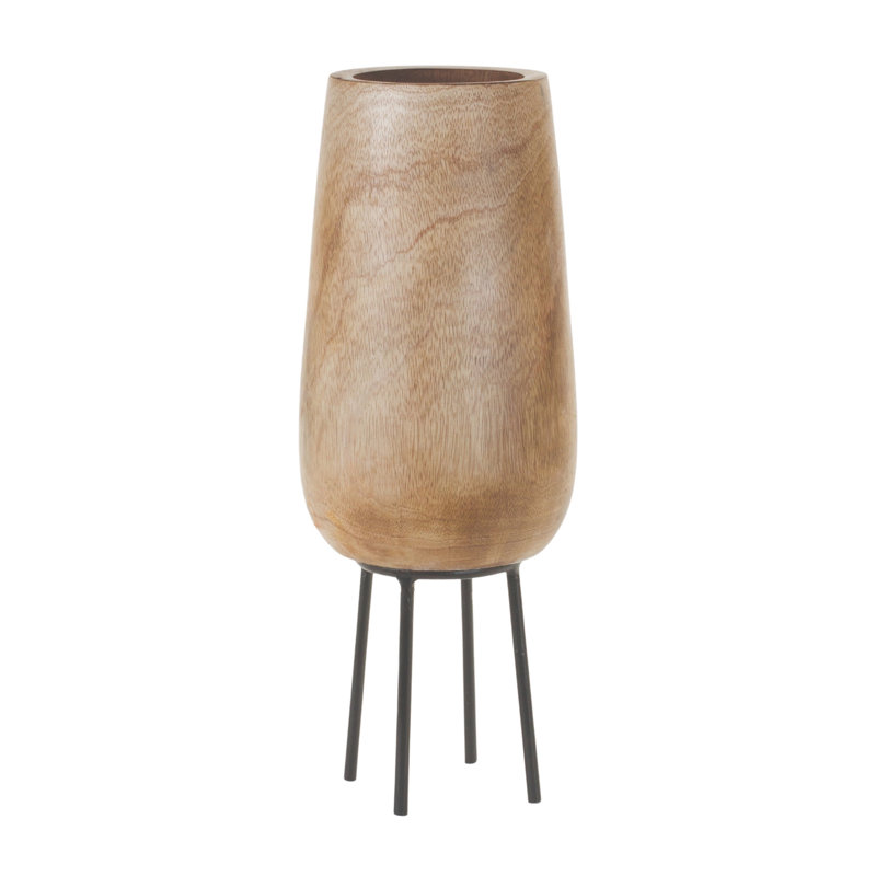 Vase de table en bois Arine