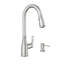 Robinet de cuisine rétractable à poignée simple MOEN Nolia avec Reflex et PowerBoost-107401187