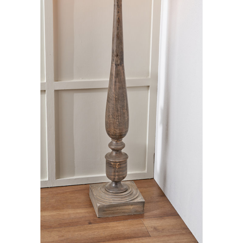 Bernadin 163cm Matte Traditional Floor Lamp, Cream