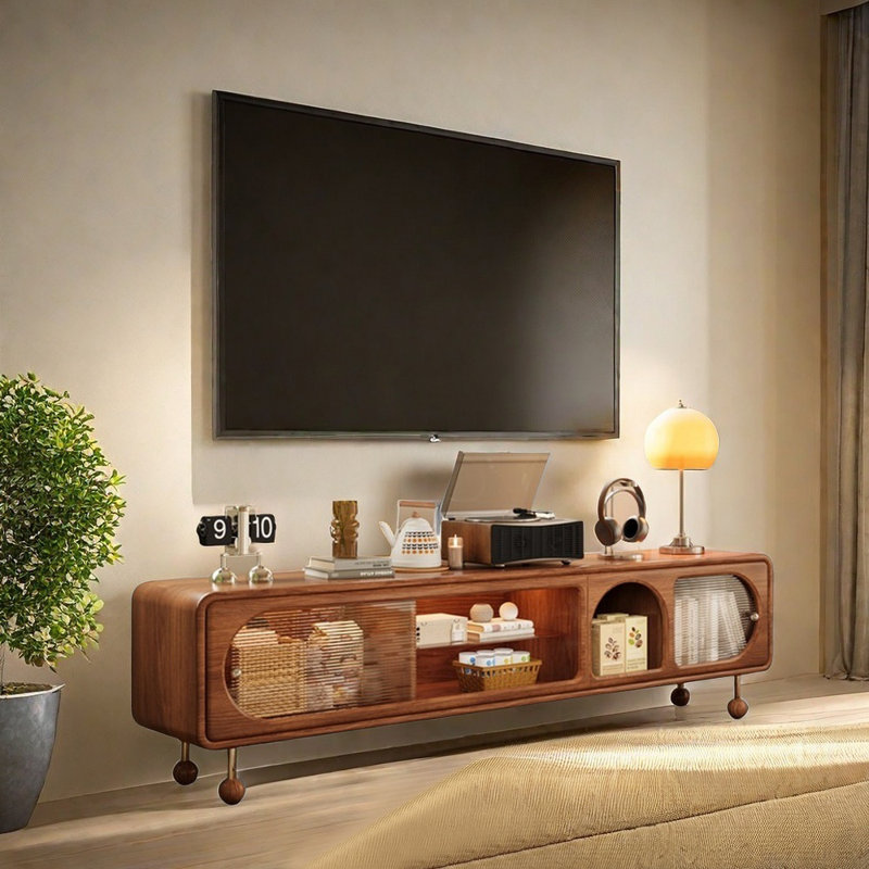 Meuble télé rétro de style français, 78.74"
