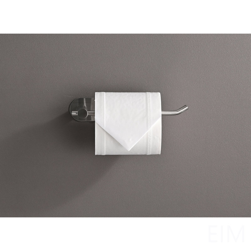 Porte-papier essuie-tout mural ou auto-adhésif en acier inoxydable pour cuisine, salle de bain