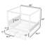 Two Drawers Wooden Canopy Bed with Slats-79124901-79124896