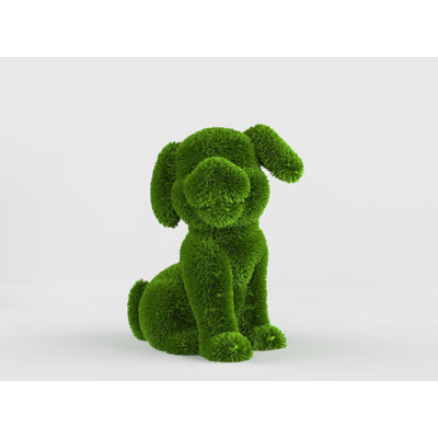 Outdoor Animal Cartoon Dog Topiary Green Figures
