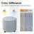 Round Upholstered Storage Ottoman With Tufted Lid And Casters-774767284
