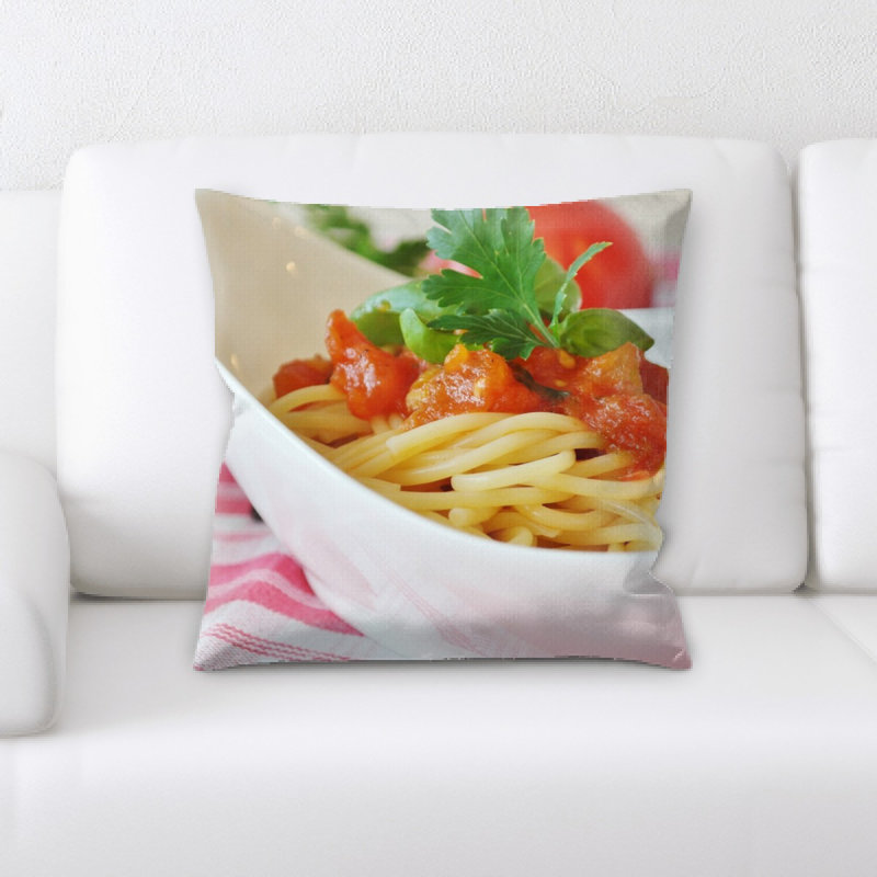 Coussin spaghetti