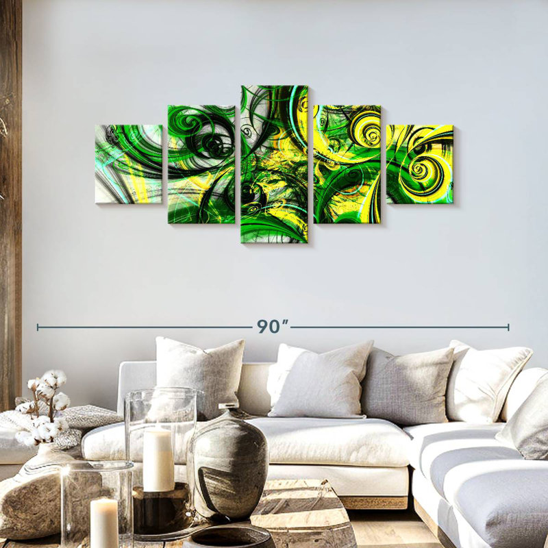 Emerald Glazer, 30" H x 68" W