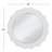 White Altair Round Wall Mirror with Curved Frame – Modern Elegant Décor-868930813