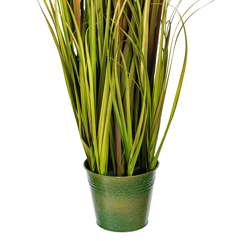 Herbe de quenouille artificielle en pot