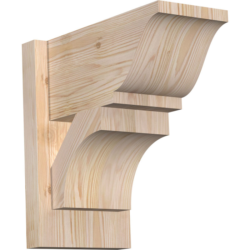Persienne en bois Westlake, Sapin Douglas de 7 1/2 po (lisse), P 14 po x H 14 po