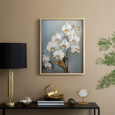 Impression encadrée FLORAL Series CXC - bois massif