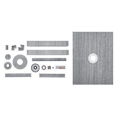 Base de douche l 60 po x P 48 po