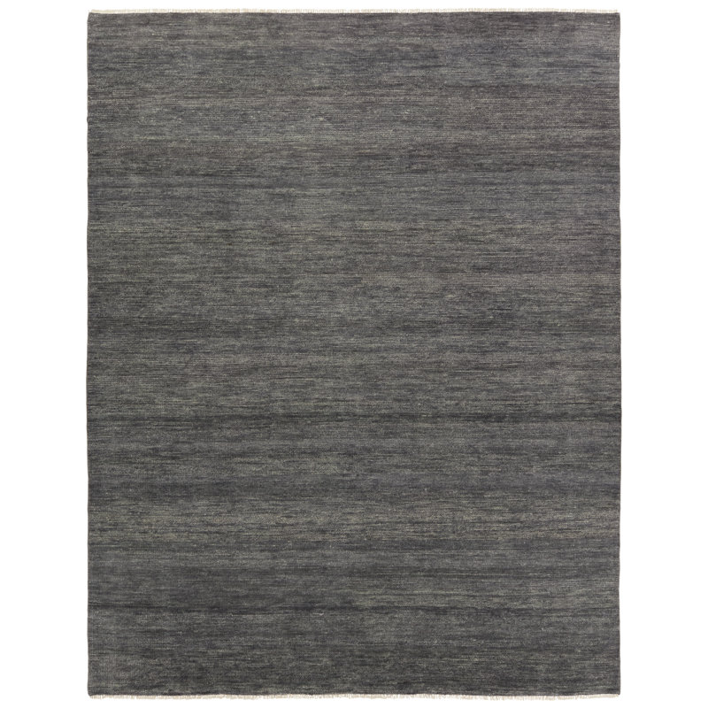 Handmade Wool Area Rug, Rectangle 8'6" x 11'6"