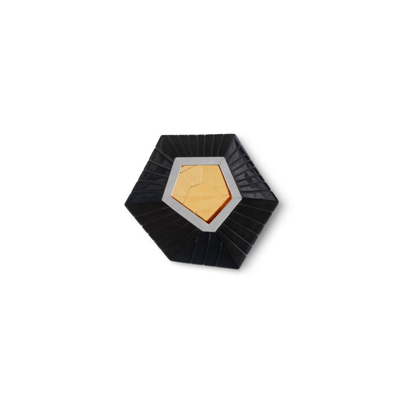 Hex Wall Décor, 9" H x 3" W x 10" D