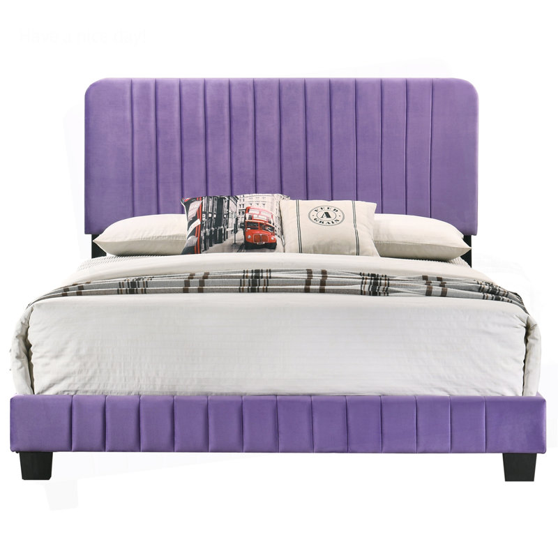 Lit double contemporain mauve contemporain, Lit double, Mauve
