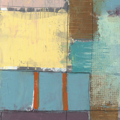 Pastel City I - Wrapped Canvas Painting