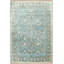 Tapis bleu délavé à motif floral traditionnel-163820906