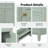 24'' Freestanding Bathroom Vanity With Ceramic Top-380161246