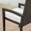 Chaise de terrasse avec coussin Alizee