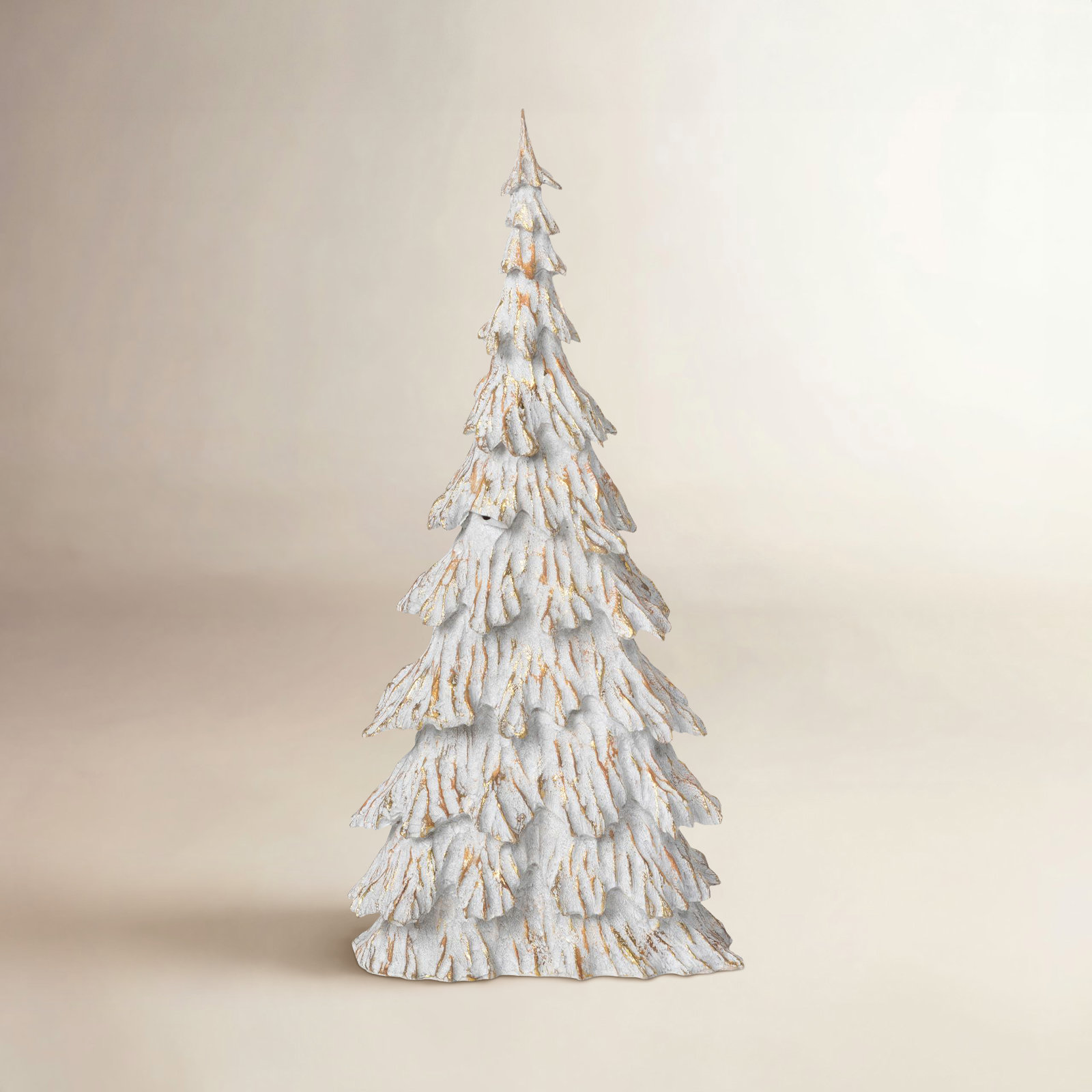 Joyeux Noel Tabletop Tree, 17.25" H x 8" W x 5" D