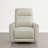 Genuine Leather Swivel Glider Power Recliner with Pocket and USB-927162087