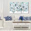 Bleu sarcelle harmonie II par - Peinture-2003018184-2003018185