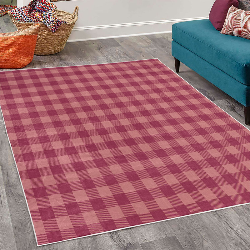 Tapis décoratif Sharel, Rectangle 4 pi x 5 pi 5 po
