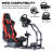 Anman Racing Simulator Cockpit Stand With Racing Seat, Not Include Steering wheel & Wheels & Pedals and Shifter Handbrake