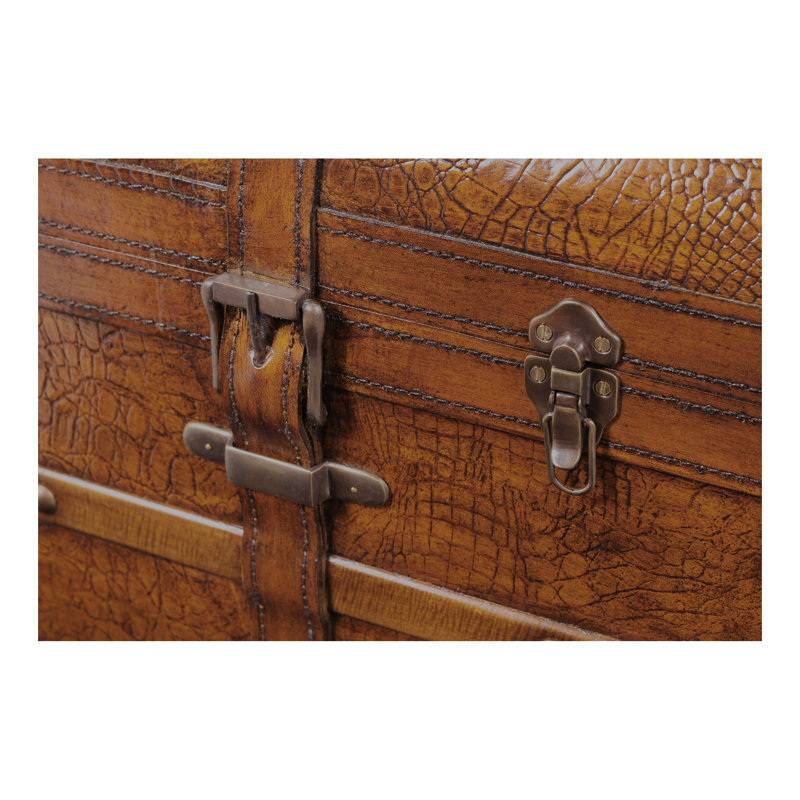 Scarborough House Faux Leather Coffee Table Trunk