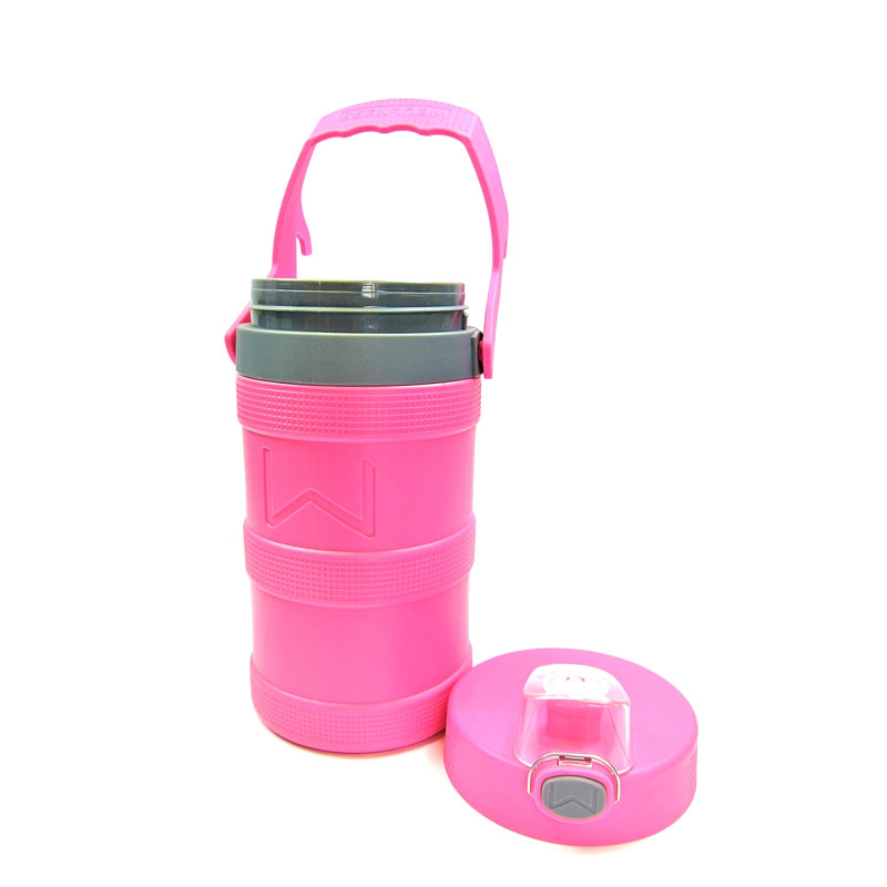 Bouteille d'eau isolée, Rose, 128 oz