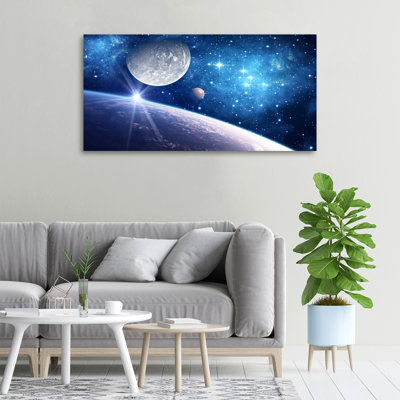 Moon - No Frame Print on Canvas