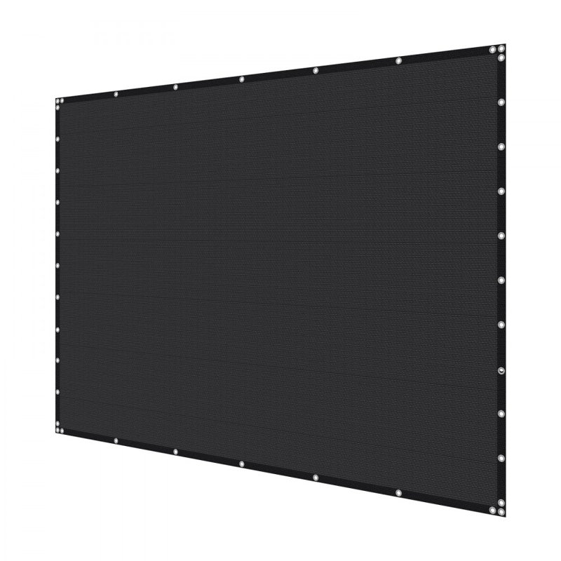 VEVOR Plastic Replacement Canopy, Black, 304.8cm H x 365.8cm W x 0.3cm D