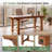 63" Farmhouse Solid Wood Executive Desk