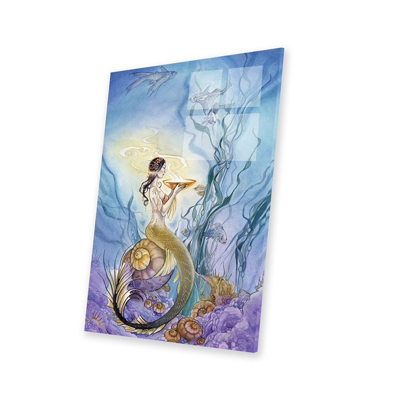 «Mermaid On Plastique / Acrylique» par Stephanie Law, peinture