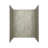 Palisade 78in x 60in x 30in Waterproof Vinyl Shower Surround Kit with Accessories in Urban Coast-103975673