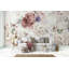 Murale florale décorative en mauve pivoine doux Backman-432323887