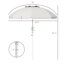 Parasol de plage portatif Outsunny-752555097