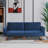 Twin 80.3'' Velvet Split Back Sleeper-820127103