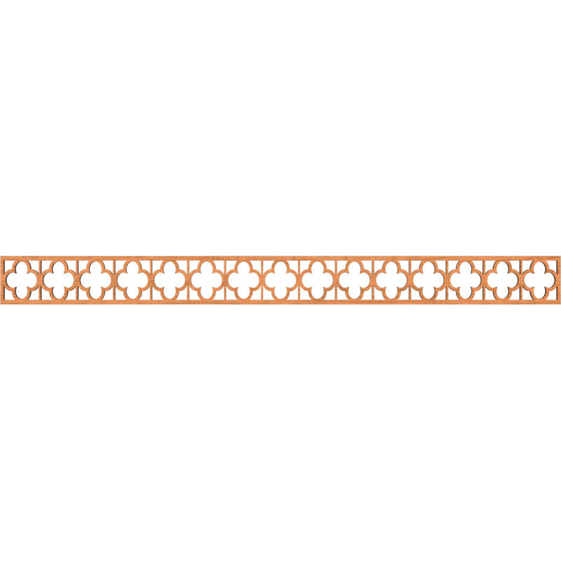 Moulure à panneau Woodall, Cerisier, H 4 po x l 46,375 po x P 0,25 po